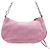 Balenciaga Mini borsa a tracolla in denim rosa - vista 4
