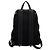 Prada Zaino in nylon nero con logo argento - vista 4