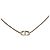 Dior Collana Petit CD in metallo finish dorato e cristalli
