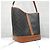 Céline Bolso Bucket Medium de Lona Triomphe Marrón - vue 14