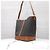 Céline Bolso Bucket Medium de Lona Triomphe Marrón - vista 2