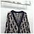 Dior Oblique Cardigan Navy Blue Wool Jacquard XS - Ansicht 3