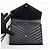 Autre Marque Clutch matelassé Logo Monogram Gold - vista 16