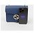 Gucci Borsa a tracolla piccola in pelle con Interlocking GG da donna, Blu - vista 9
