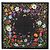 Gucci Quadratisches Twill-Tuch mit Blumenprint
