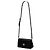 Piccola borsa a tracolla Tory Burch in pelle di agnello nera - vista 5