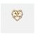 Spilla a Cuore Chanel Marrone Metallo - vista 3
