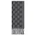 Sciarpa Gucci in cashmere grigio scuro nero - vista 4