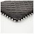Chanel Clutch in pelle d'agnello matelassé nera con perle CC - vista 7