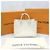 Louis Vuitton  mala Monogram Empreinte Onthego MM Cream - vista 9