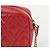 Miu Miu Borsa a tracolla rossa trapuntata a diamante con catena - vista 4