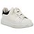 Alexander Mcqueen Baskets Oversole White Black Tab