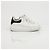 Alexander Mcqueen Baskets Oversole White Black Tab - vue 2