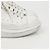 Alexander Mcqueen Baskets Oversole White Black Tab - vue 3