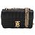 Burberry Mini Borsa Roll in Pelle Matelassé Black