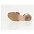 Hermès Sandali da donna Santorini in vitello Gold - vista 10