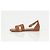 Hermès Sandali da donna Santorini in vitello Gold - vista 9