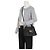 Gucci Borsa a spalla Mini Tote GG Marmont Nera - vista 19