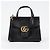 Gucci Borsa a spalla Mini Tote GG Marmont Nera - vista 2