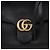 Gucci Borsa a spalla Mini Tote GG Marmont Nera - vista 3
