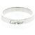 Bague Anneau C de Cartier en Platine - vue 5