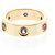 Anello Cartier Love Multistone in Oro Rosa - vista 2
