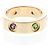Anello Cartier Love Multistone in Oro Rosa - vista 3