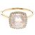 Autre Marque Anello Ponte Vecchio Quarzo Rosa e Diamanti
