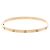 Bracciale Cartier Love in oro rosa - vista 3