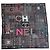 Foulard Chanel nero rosso