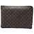 Sac business Portfolio Louis Vuitton Monogram Poche Documents Marron
