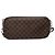 Borsa Tote Louis Vuitton Damier Ebene Neverfull MM Marrone - vista 3
