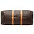 Borsa da viaggio Louis Vuitton Monogram Keepall 50 Marrone - vista 3