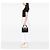 Borsa Lady Dior Medium in pelle d'agnello Cannage nera - vista 6