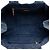 Borsa Tote Prada Denim Canapa Logo Blu - vista 4