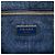 Borsa Tote Prada Denim Canapa Logo Blu - vista 5