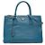 Borsa Prada Medium Saffiano Lux Galleria Double Zip Blu