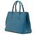 Borsa Prada Medium Saffiano Lux Galleria Double Zip Blu - vista 2