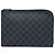 Borsa a pochette Louis Vuitton Damier Graphite Pochette Jour MM nera