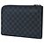 Borsa a pochette Louis Vuitton Damier Graphite Pochette Jour MM nera - vista 2