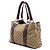 Sac cabas Gucci Medium GG Canvas Bamboo Libeccio Beige - vue 2