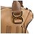 Chloé Borsa a tracolla Marcie in pelle marrone chiaro - vista 8