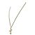 Dior Collana con Pendente a Farfalla in Metallo Dorato