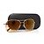 Louis Vuitton Occhiali da sole Aviator Oro e Marrone - vista 2