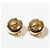 Orecchini a clip Chanel 96A Logo CC Oro e Argento - vista 3