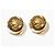 Orecchini a clip Chanel 96A Logo CC Oro e Argento - vista 4