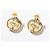 Orecchini a clip Chanel 96A Logo CC Oro e Argento - vista 8