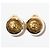 Orecchini a clip Chanel 96A Logo CC Oro e Argento - vista 9