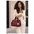 Borsa grande Furla in pelle di struzzo rosa - vista 6