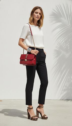 Look Jimmy Choo, Hermès, Valentino Garavani